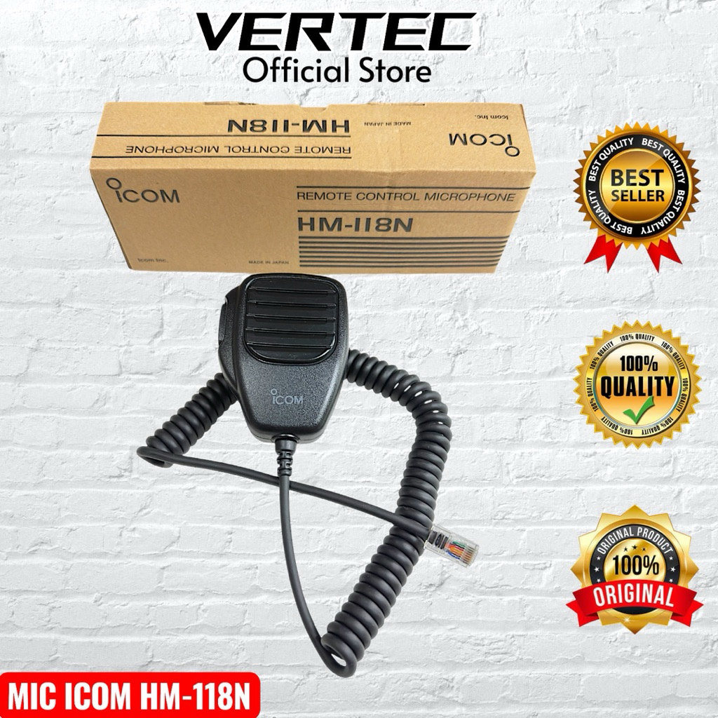 Mic Rig ICOM IC 2100 HM-118N 2200 2300 2720 Extramic Microphone HM118 HM118N 118