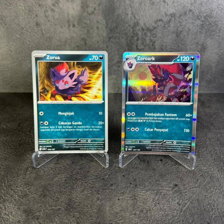 Zorua, Zoroark Evolution Set - Pokemon TCG Indonesia