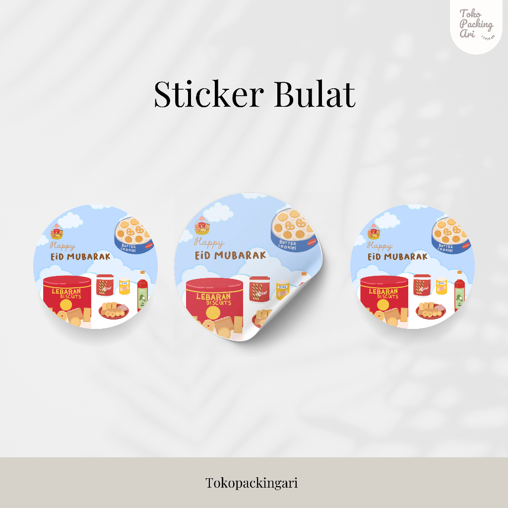 Sticker Lebaran | Sticker Toples Lebaran | Sticker Hampers Idul Fitri