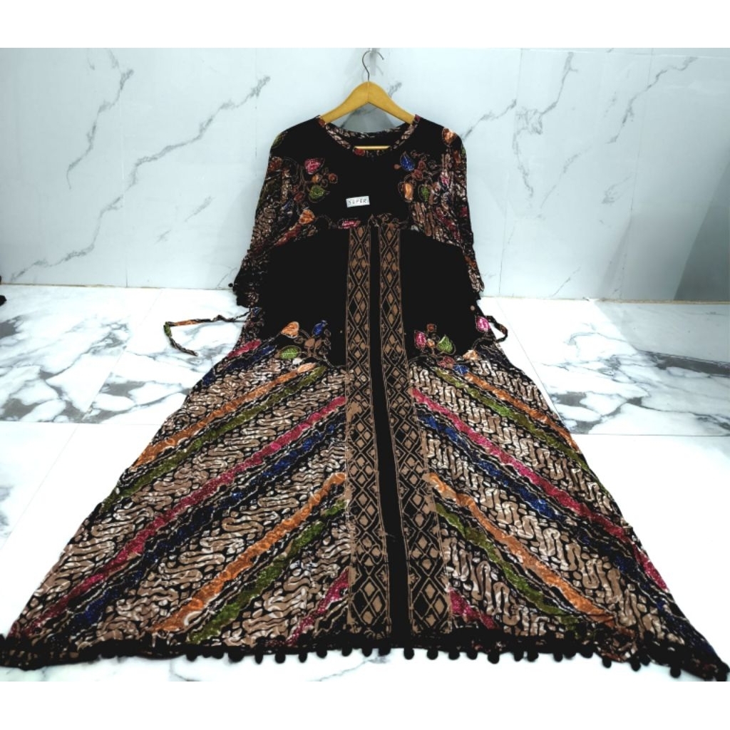 gamis tangan terompet mewah