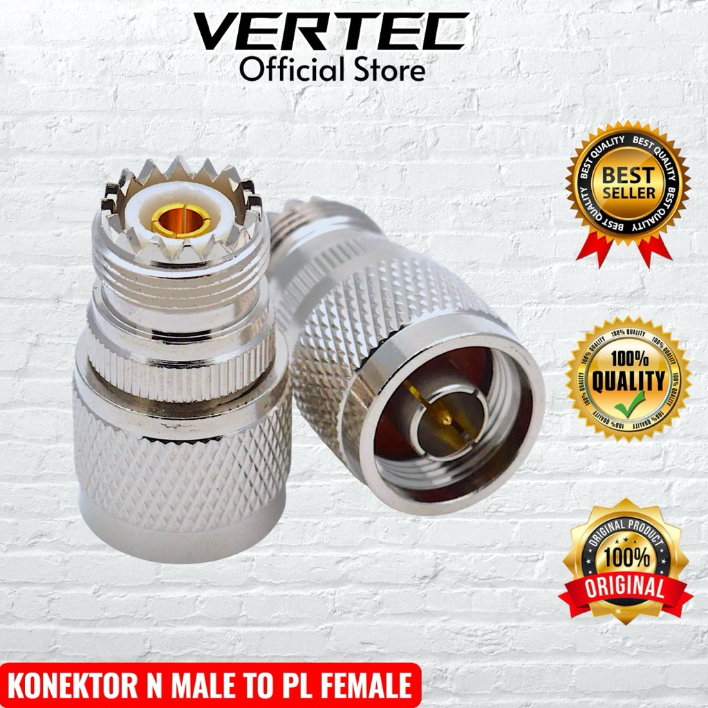 Konektor N Male To PL Female Taiwan Conector PL UHF Female To N Male