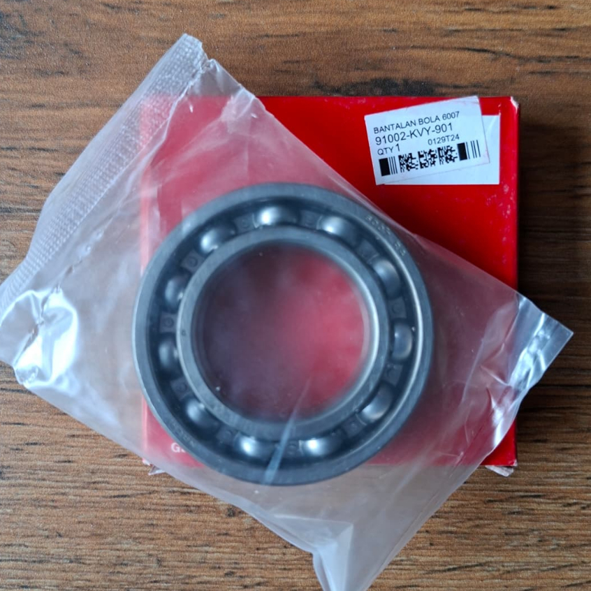 AHM Original 91002-KVY-901 Laher Bearing Kruk As Kiri 6007 Honda Beat Karburator Kualitas Astra