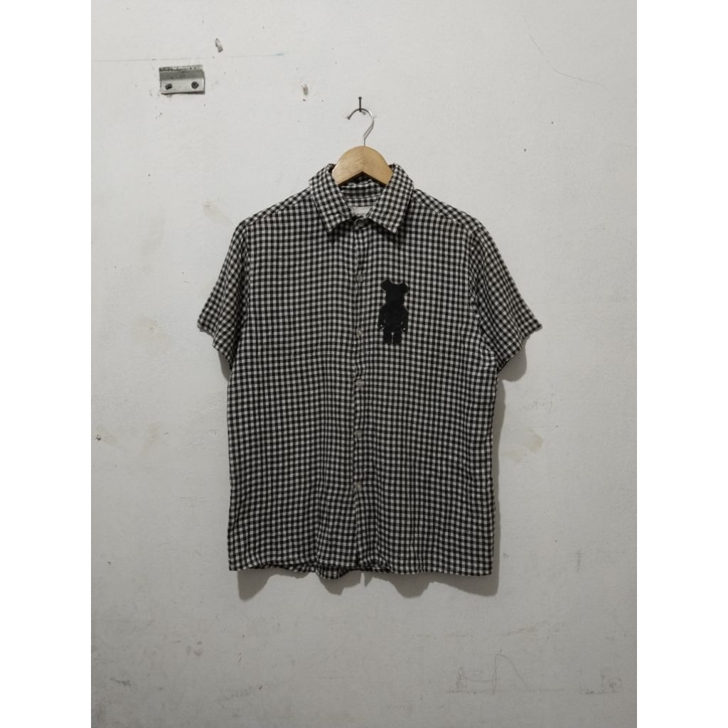kemeja kotak comme des garcons Preloved