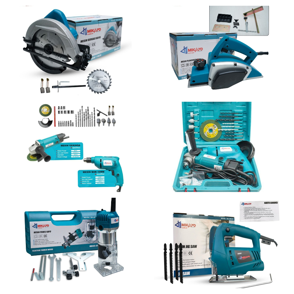 PROMO PAKET LENGKAP SIAP PAKAI BISA COD  ( 7 ) ITEM FREE KOPER  MESIN CIRCULAR/SIRKEL SAW GERGAJI YU