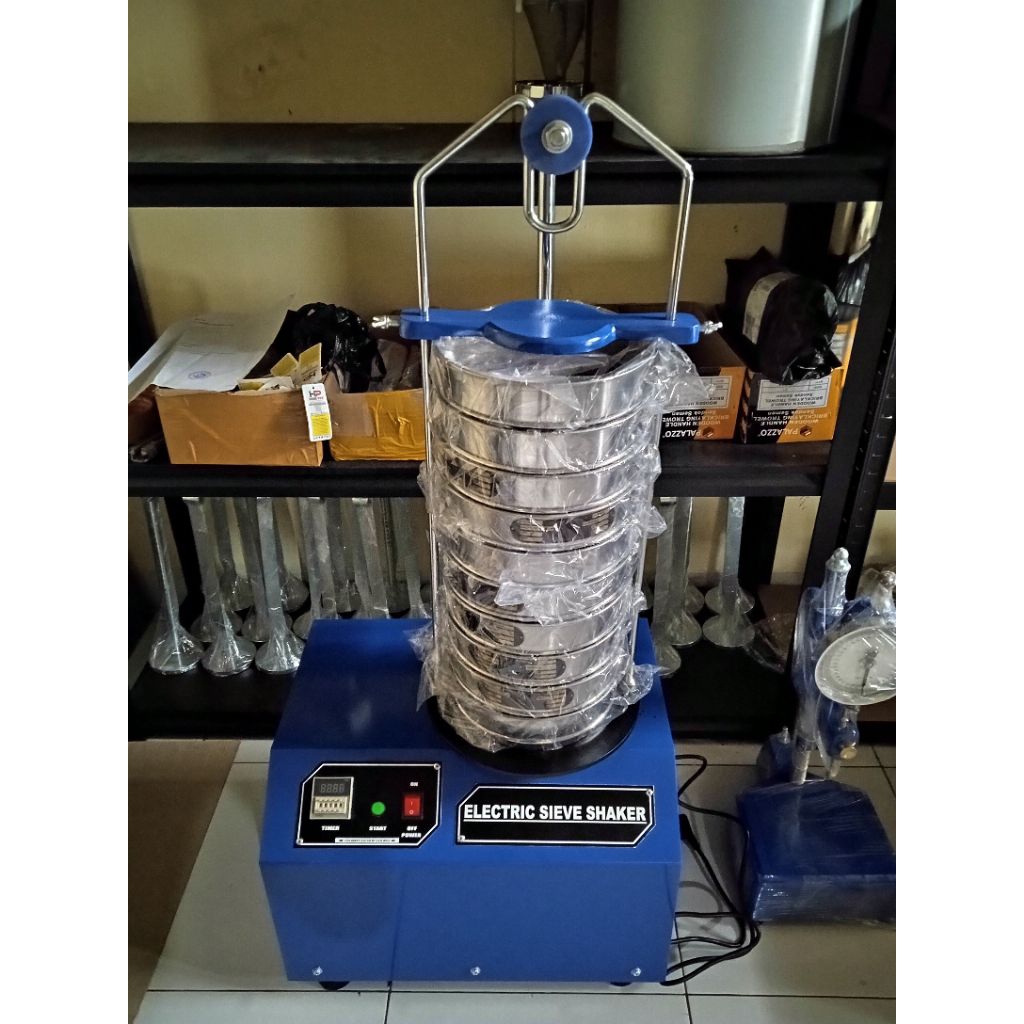 ELECTRIC SIEVE SHAKER DAN SARINGAN SIEVE (jenis sieve shaker pake timer)