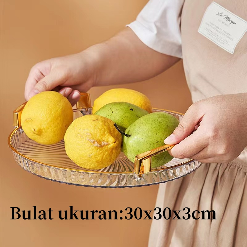 AL Aesthetic Tray Nampan/Nordic Luxuryb Tray 30cm/ Nampan Aesthetic Plastik/Acrylic Nampan