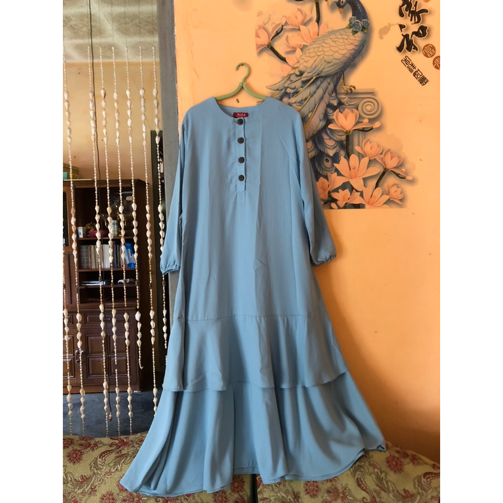 PRELOVED GAMIS AULIA BLUE SKY
