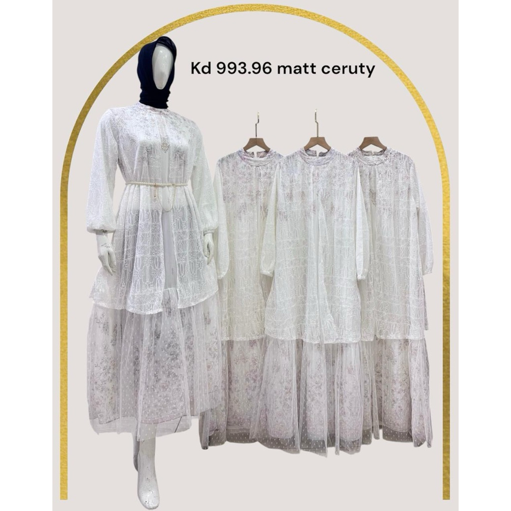 Set Cardigan Rajut Bordir & Rok Plisket Renda