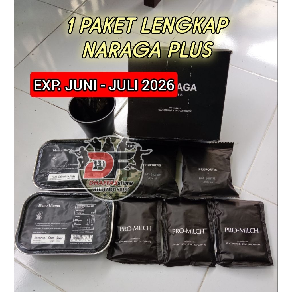 100% ASLI RANSUM NARAGA PLUS JATAH TNI EXP JUNI - JULI 2026 || RANSUM NARAGA PLUS || RANSUM TNI || M