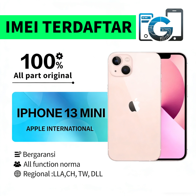 Beacukai IPHONE 13MINI Second Normal 128GB 256GB 512GB Inter  Good Condition No Simlock