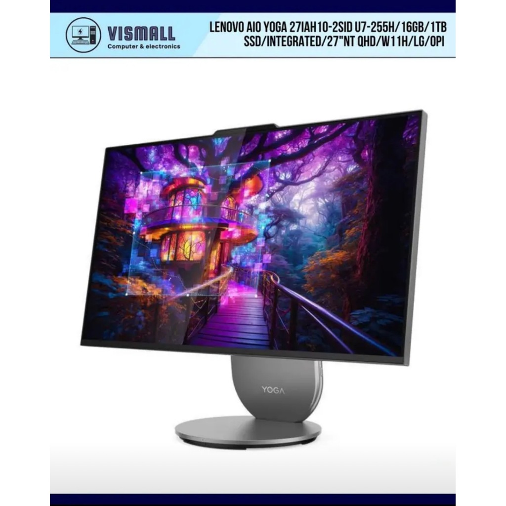Lenovo AIO Yoga 27IAH10-2SID u7-255H/16GB/1TB SSD/Integrated/27"NT QHD/W11H/LG/OPI
