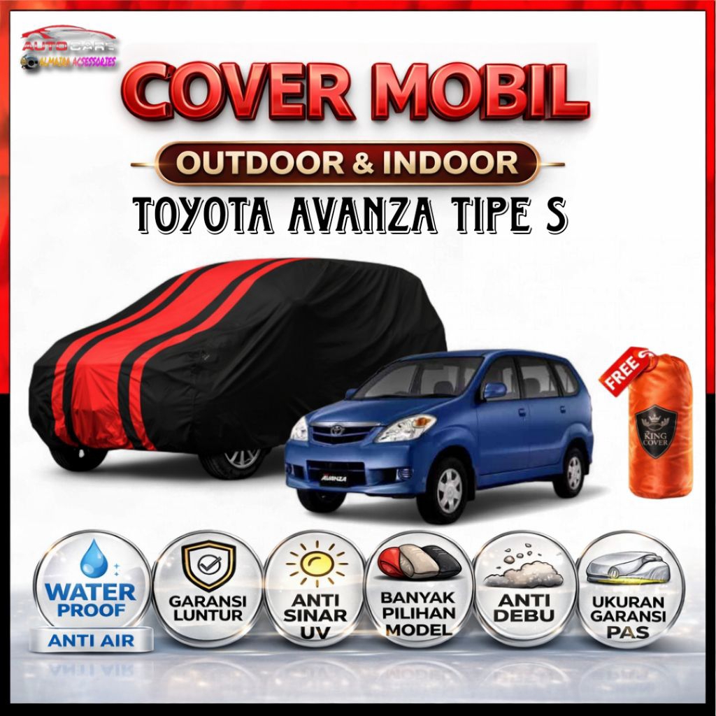 Cover Body Mobil Avanza Lama Sarung Mobil Avanza 2010 Mantel Mobil Avanza anti air Selimut Mobil Ava