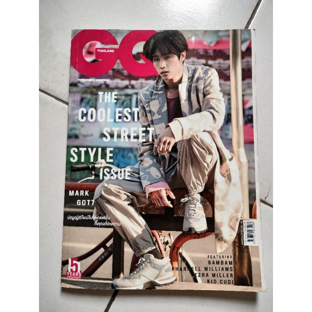 magazine majalah Mark GOT7 GQ Thailand
