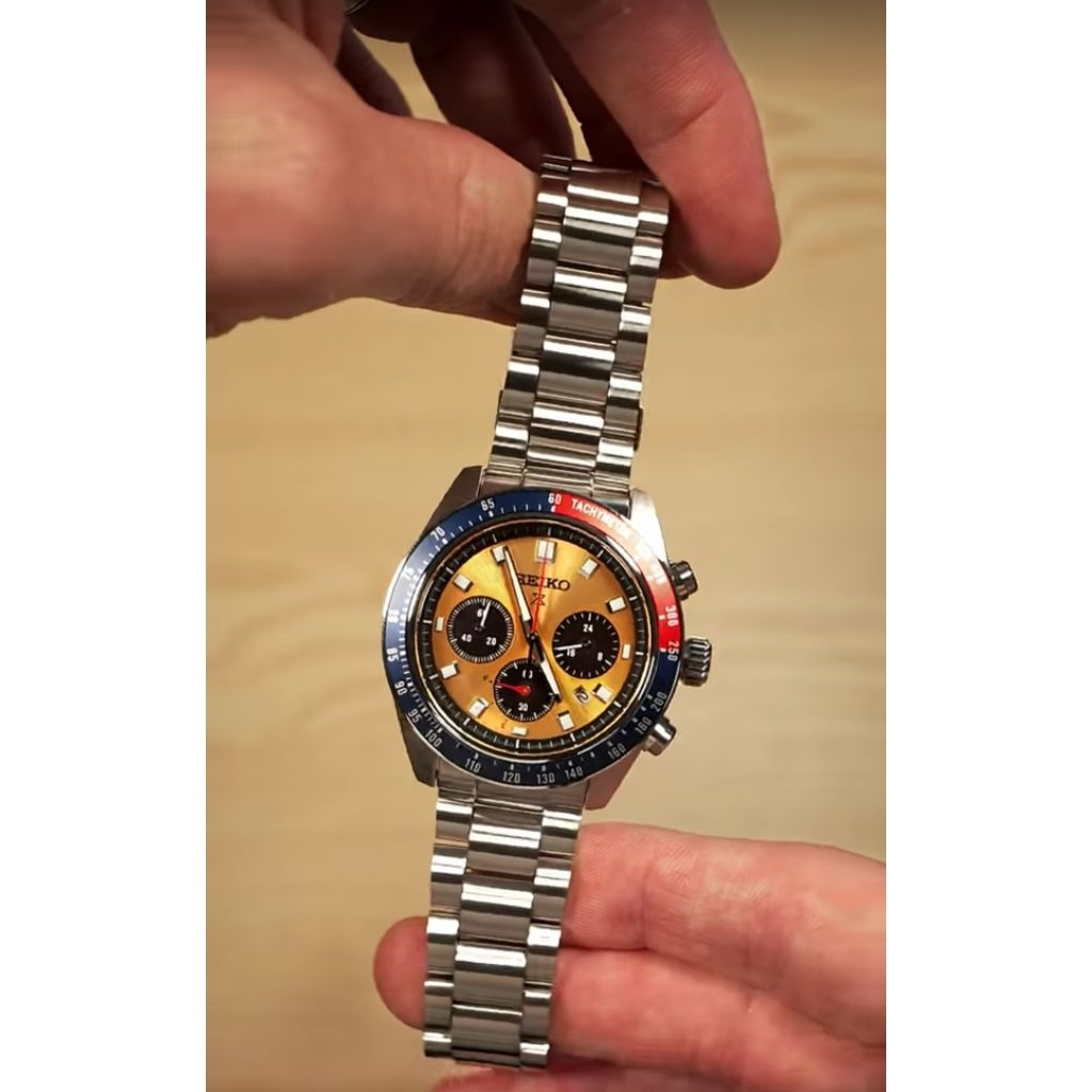 Jam Tangan Seiko Prospex SSC947P1 "POGUE" Solar SpeedTimer Chronograph Orange(Second)