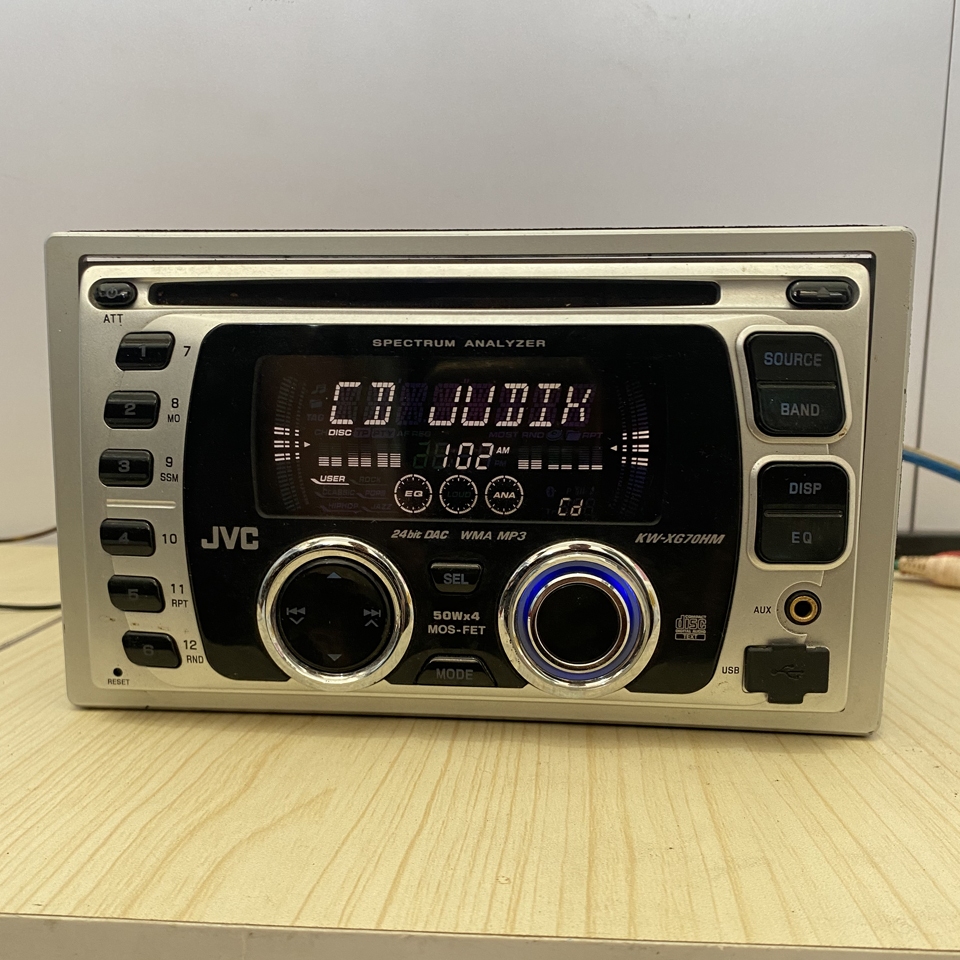 JVC KW-XG70HM 2nd headunit original Honda Freed doubledin audio mobil