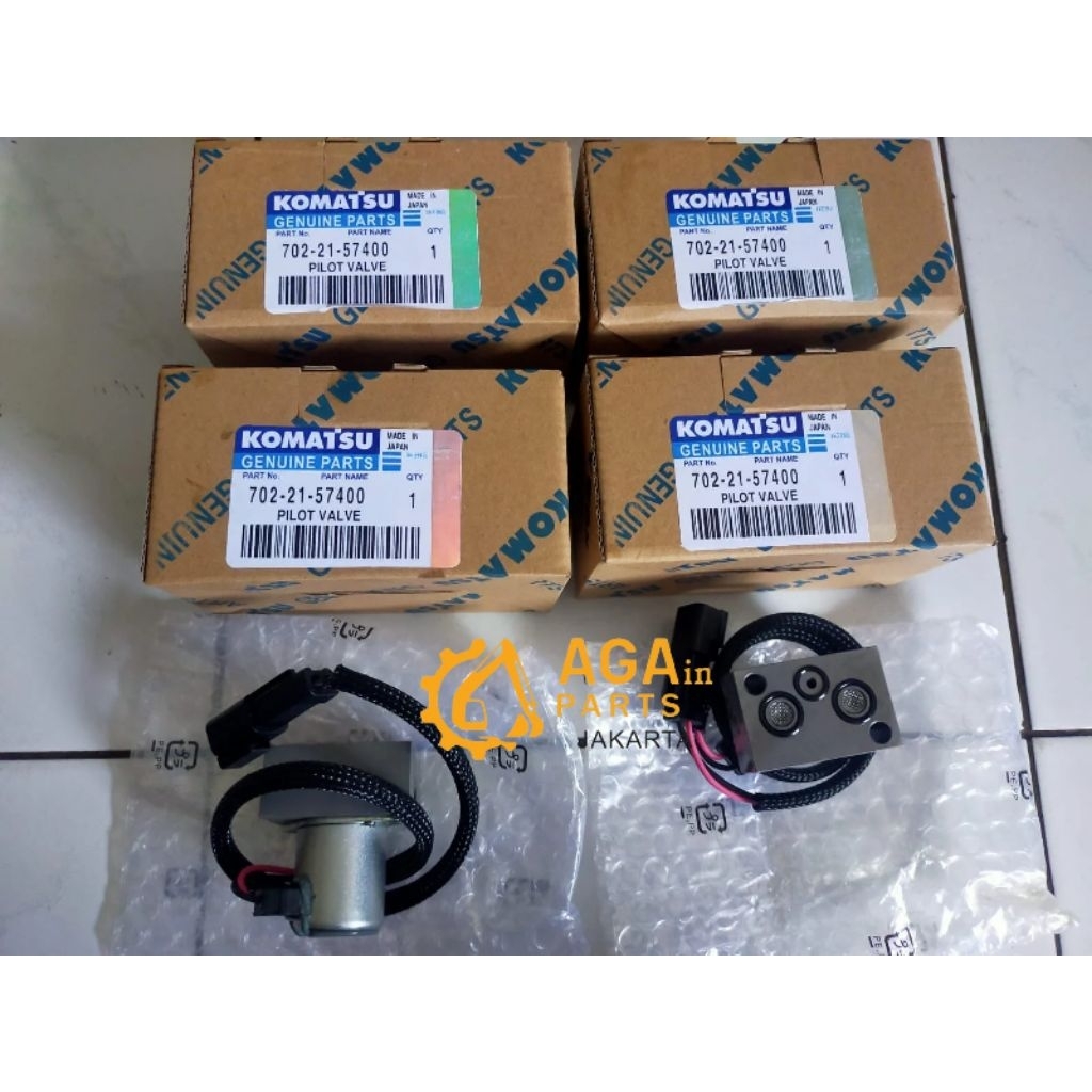Pilot valve komatsu/702-21-57400 valve/ 702-21-57400 pilot valve/ 702 21 57400 selenoid valve/sparep