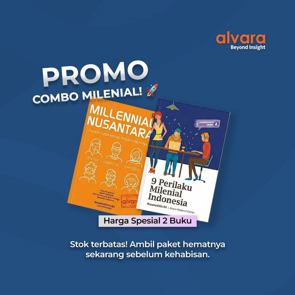 Paket Combo Milenial : Millennial Nusantara & 9 Perilaku Milenial Indonesia