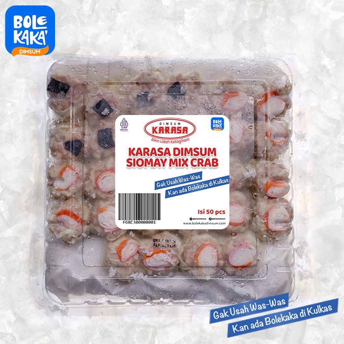 Dimsum Karasa Mix Crabstick isi 50 pcs/ Dimsum Mafia Bolekaka Dimsum