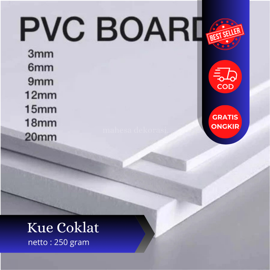 PVC BOARD 8MM || POTONGAN UKURAN CUSTOM MURAH