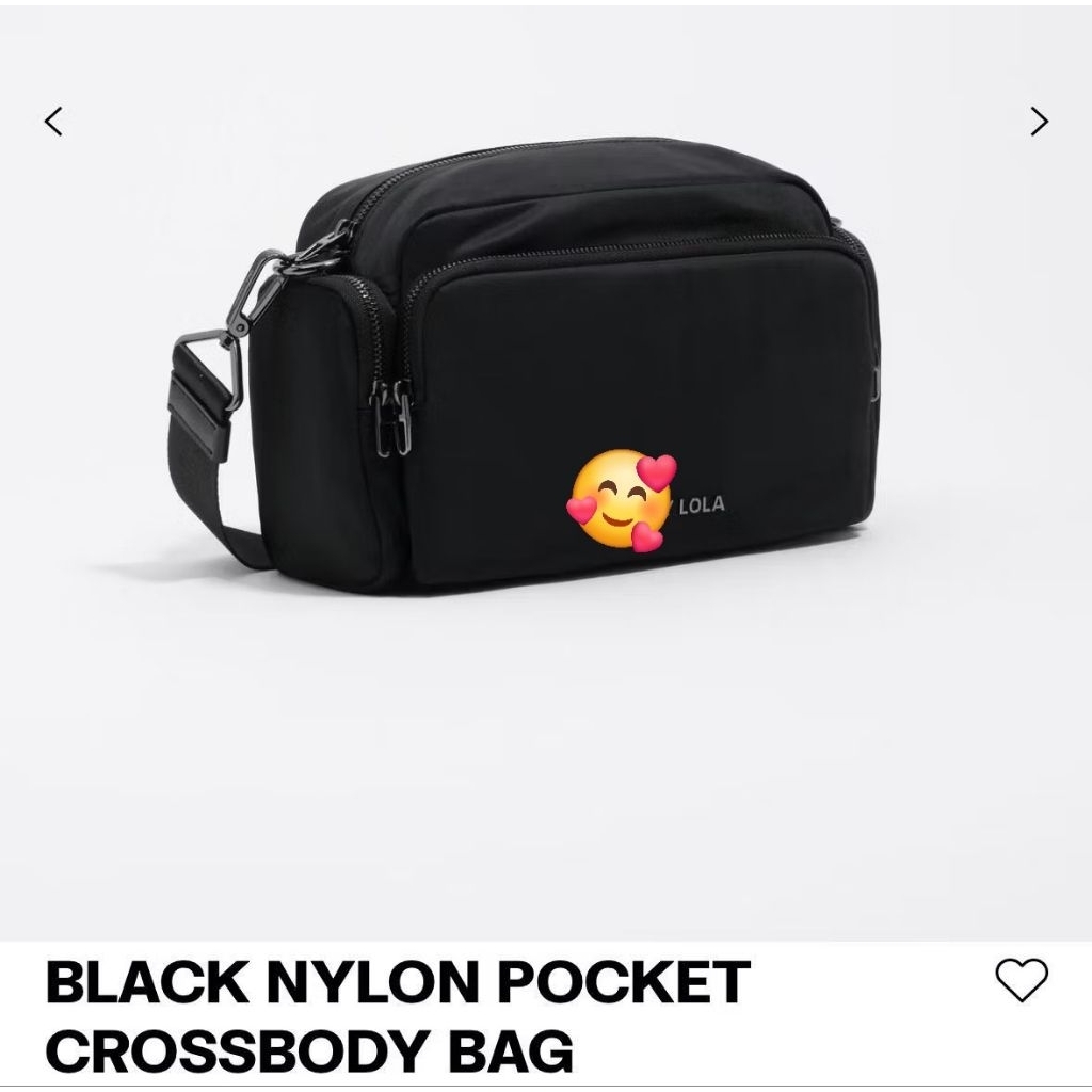 READY BYL nylon pocket crossbody bag high new