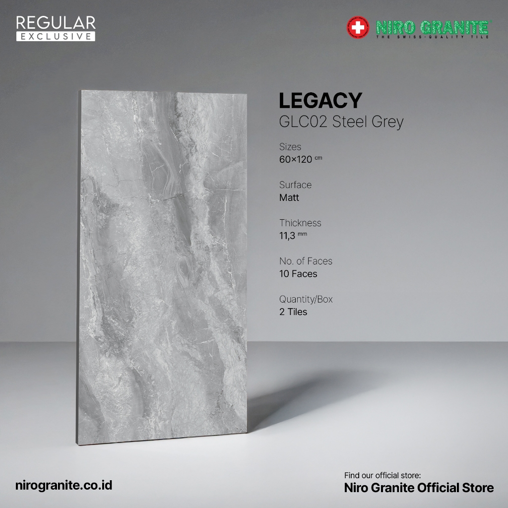 NIRO GRANITE 1st Grade - Legacy GLC02 - Matt - 60 x 120