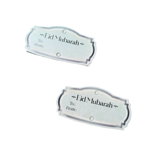 10 Pcs Hang Tag Mubarok Series Lebaran