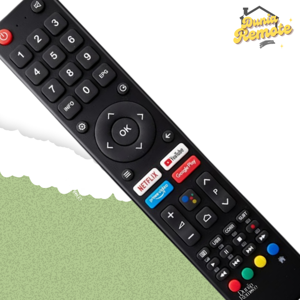 Remote TV Android Changhong Smart LED LCD Tipe L32H4 Tanpa Setting