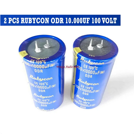 2 BUAH ELKO ELCO 10000UF 100V RUBYCON PROMO SPESIAL ELKO 10000UF 100V