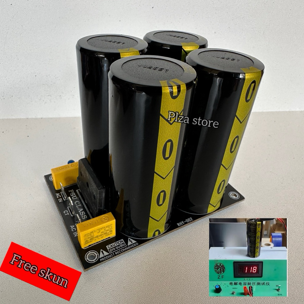Psu class AB 4 elco 100v 10000uf Inec I-inec kualitas bagus super original free skun/kit psu kelas A