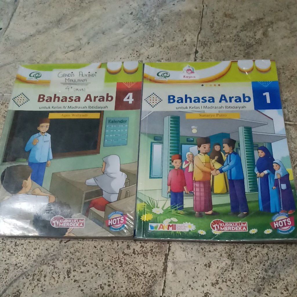 bahasa arab kelas 1 SD dan 4 SD kurikulum merdeka tiga serangkai ORI/original