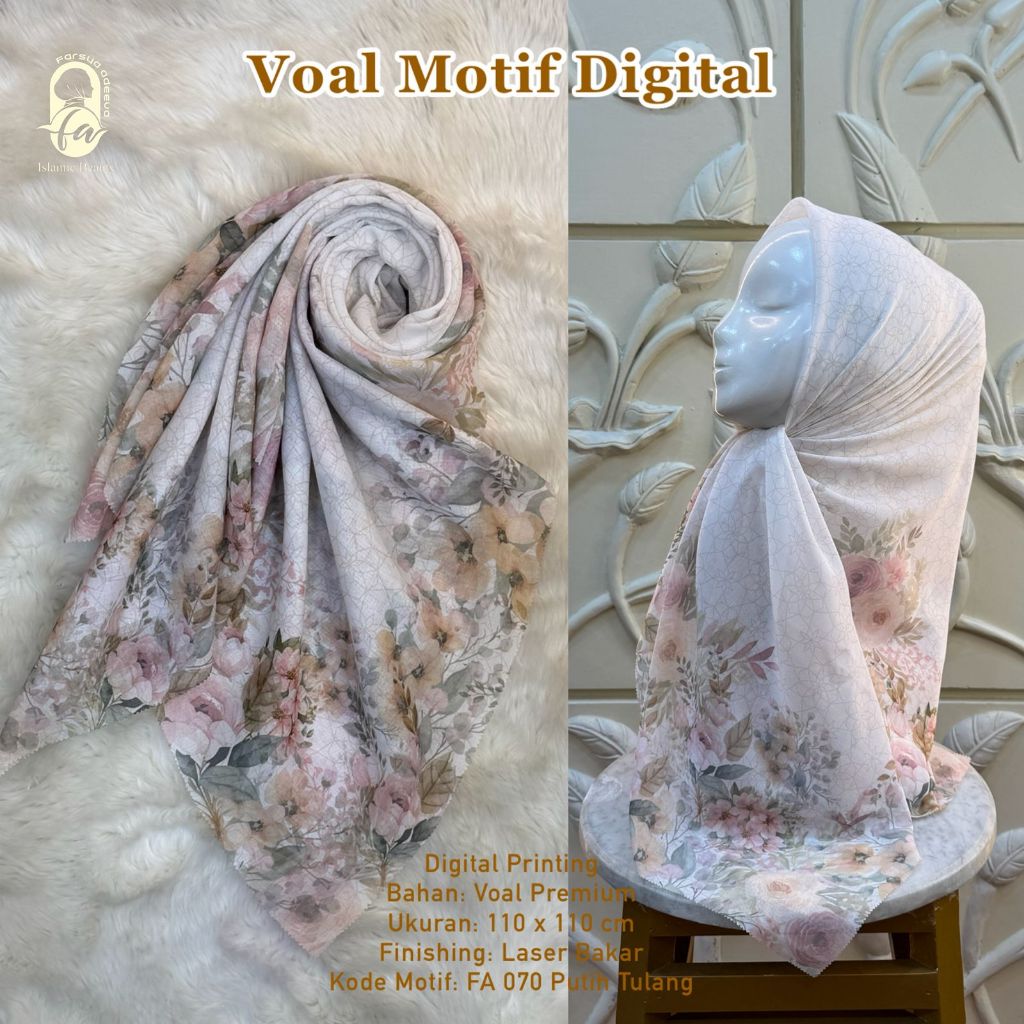 Farsya Adeeva - Voal Motif Digital LC FA 070