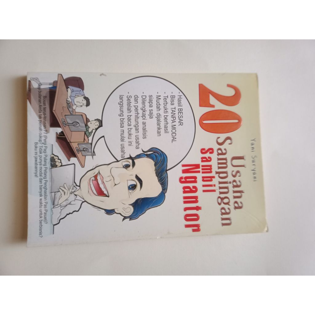 BUKU ASLI 20 USAHA SAMPINGAN SAMBIL NGANTOR YANI SURYANI