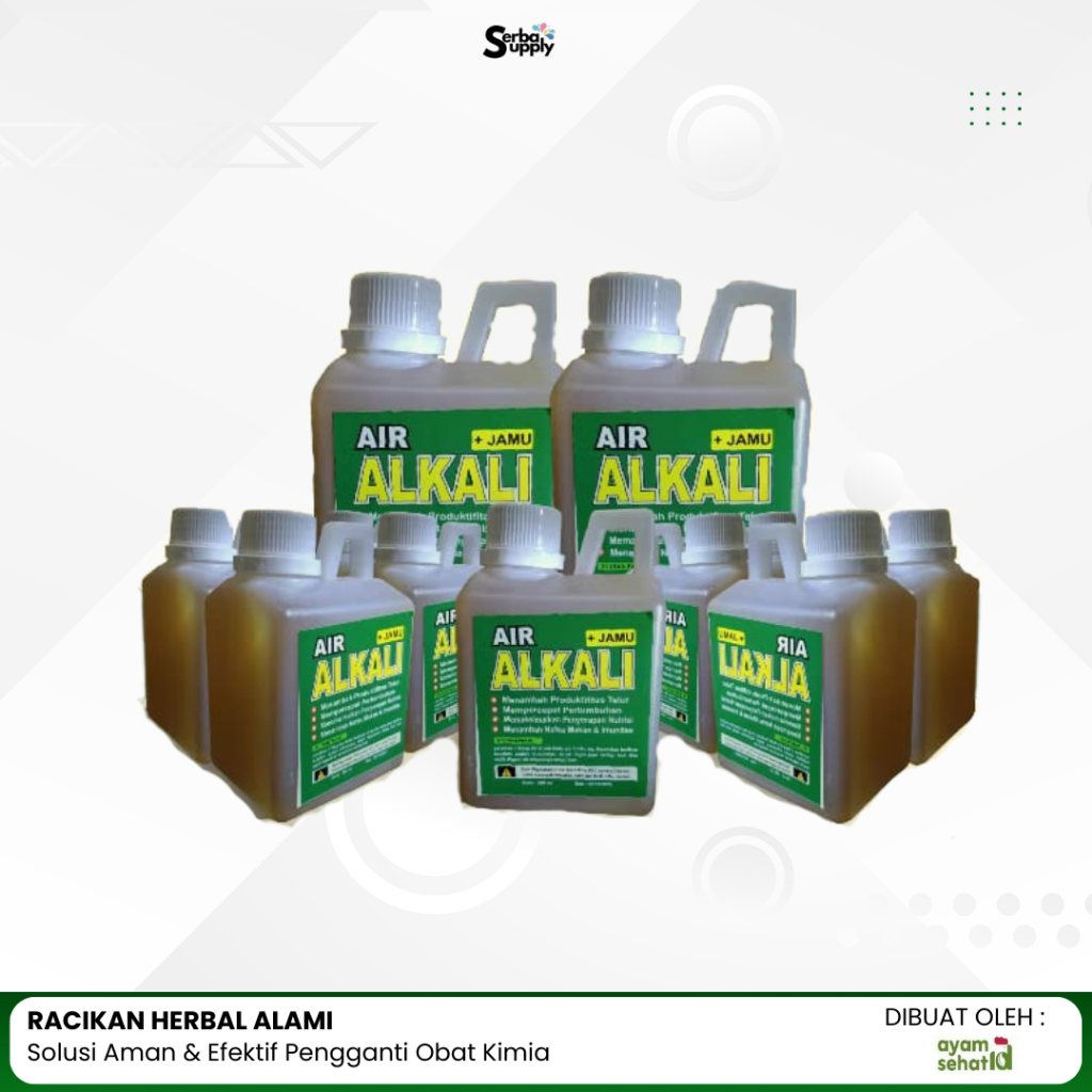 Air Alkali Cairan Ampuh untuk Ayam dan Unggas lain 500ml