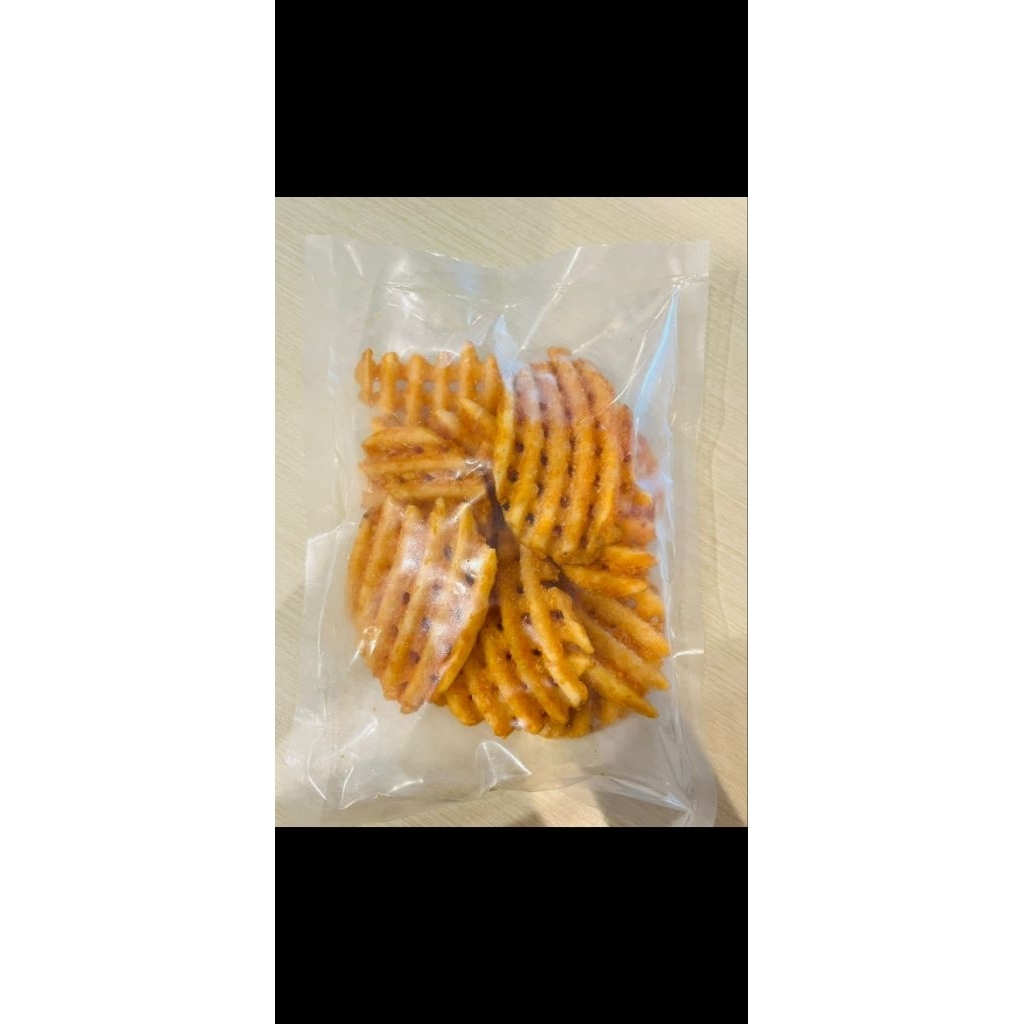 Waffle Fries - Kentang Waffle Premium