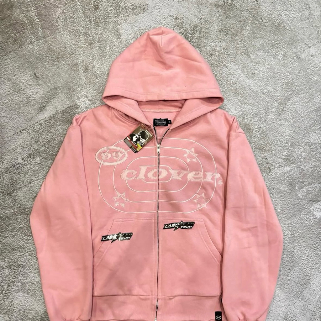 99 CLOVER PINK HOODIE/ZIP/TSHIRT BEST SELLER ORIGINALE 1001%