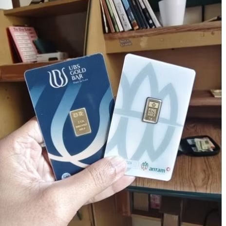 Logam Mulia UBS 2 Gram - Emas Batangan 24k, Sertifikat Resmi