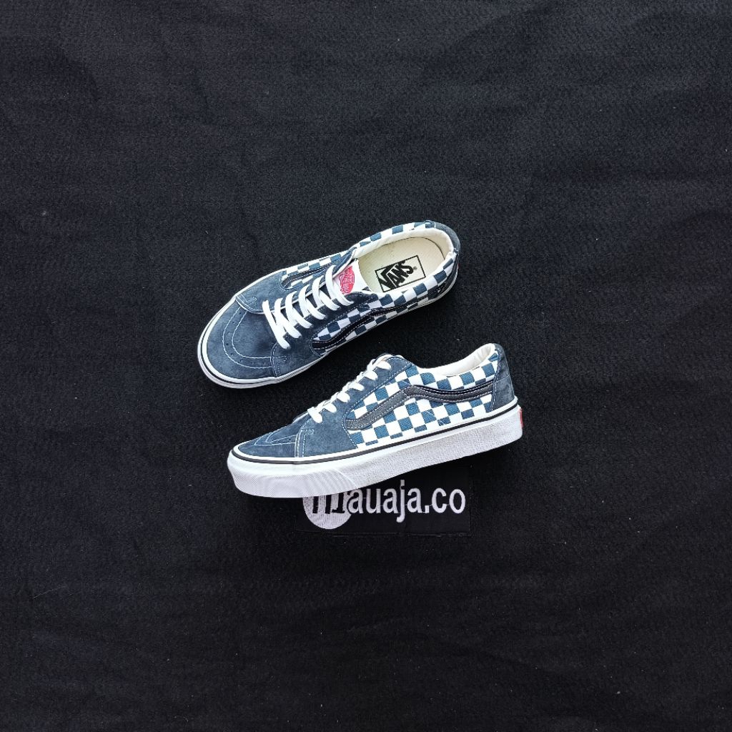 Vans SK-8 Checkerboard Blue White