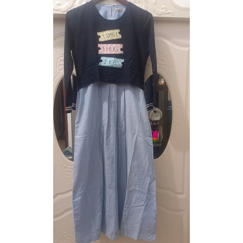 preloved gamis denim