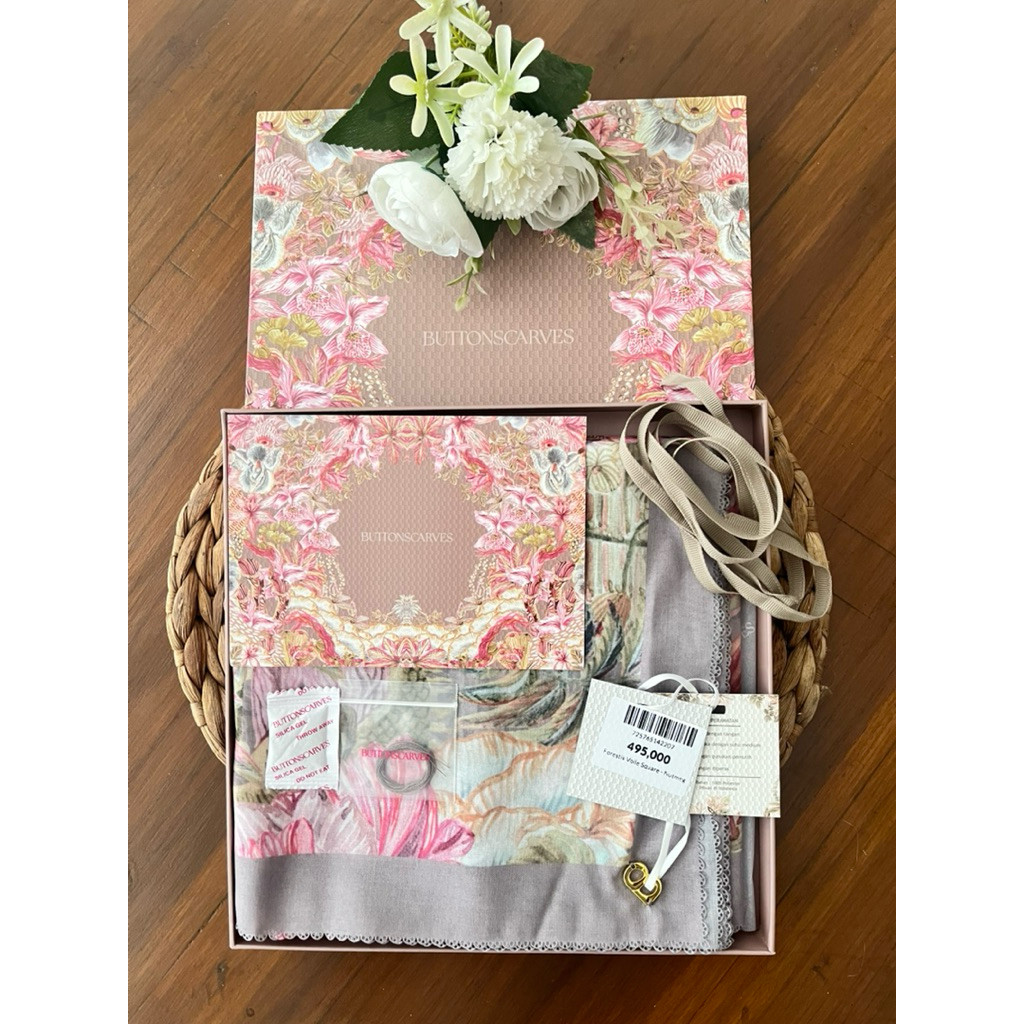 SCARF BS NEW / JILBAB BUTTONSCARVES SATIN DAN VOAL