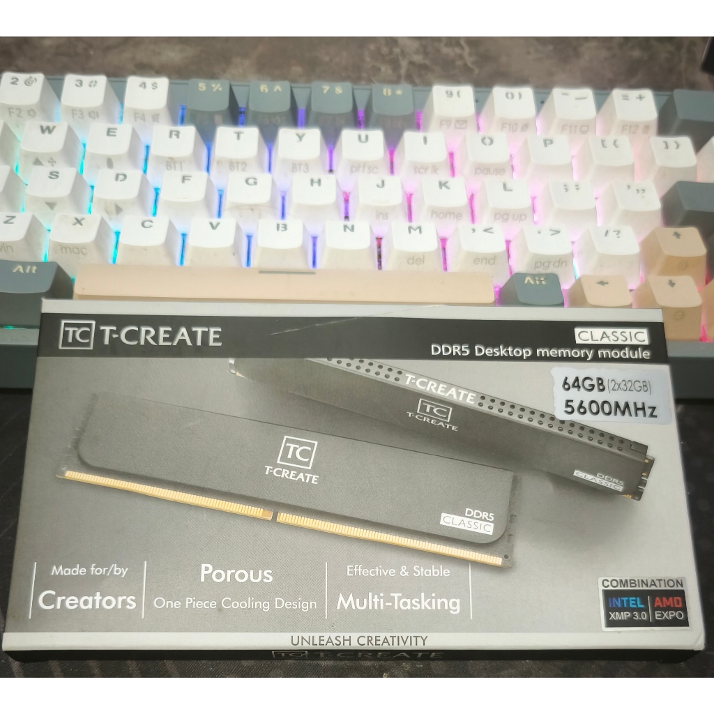 RAM Team T-CREATE Classic DDR5 2x32GB Memory Ram 64GB