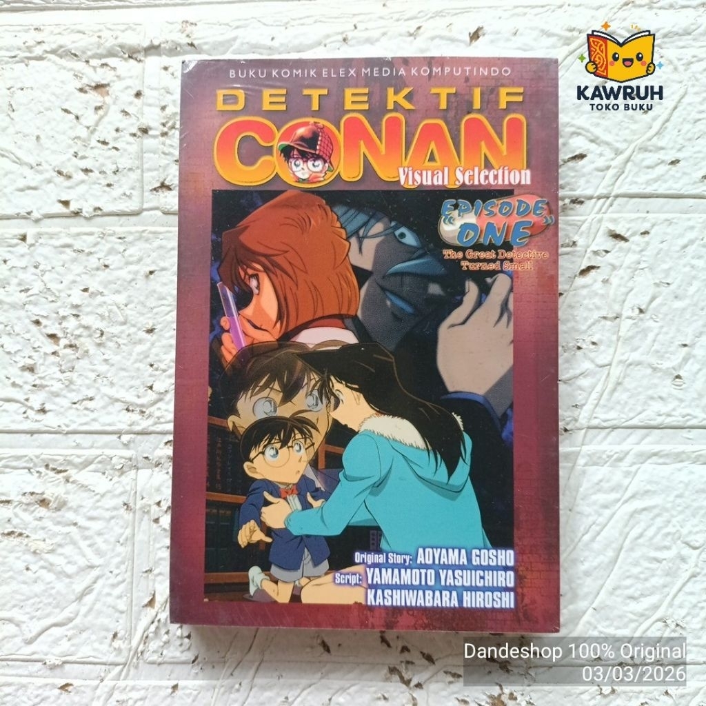 Detective Conan Visual Selection Episode One The Great Detective Turned Small - Komik Warna Segel Or