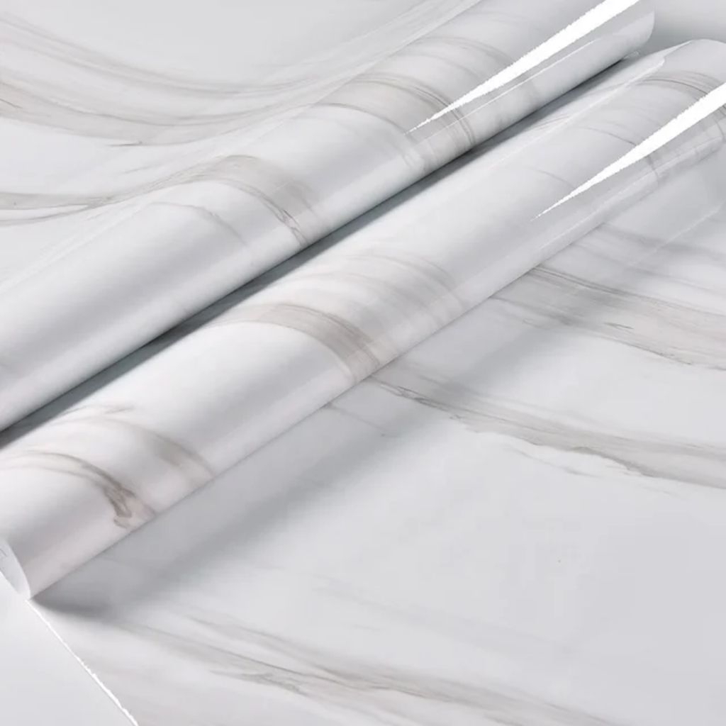 Wallpaper marmer glossy wallstiker anti air anti panas wallstiker susu