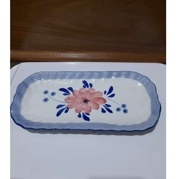 Piring kue Keramik Impor ukuran kecil satu lusin