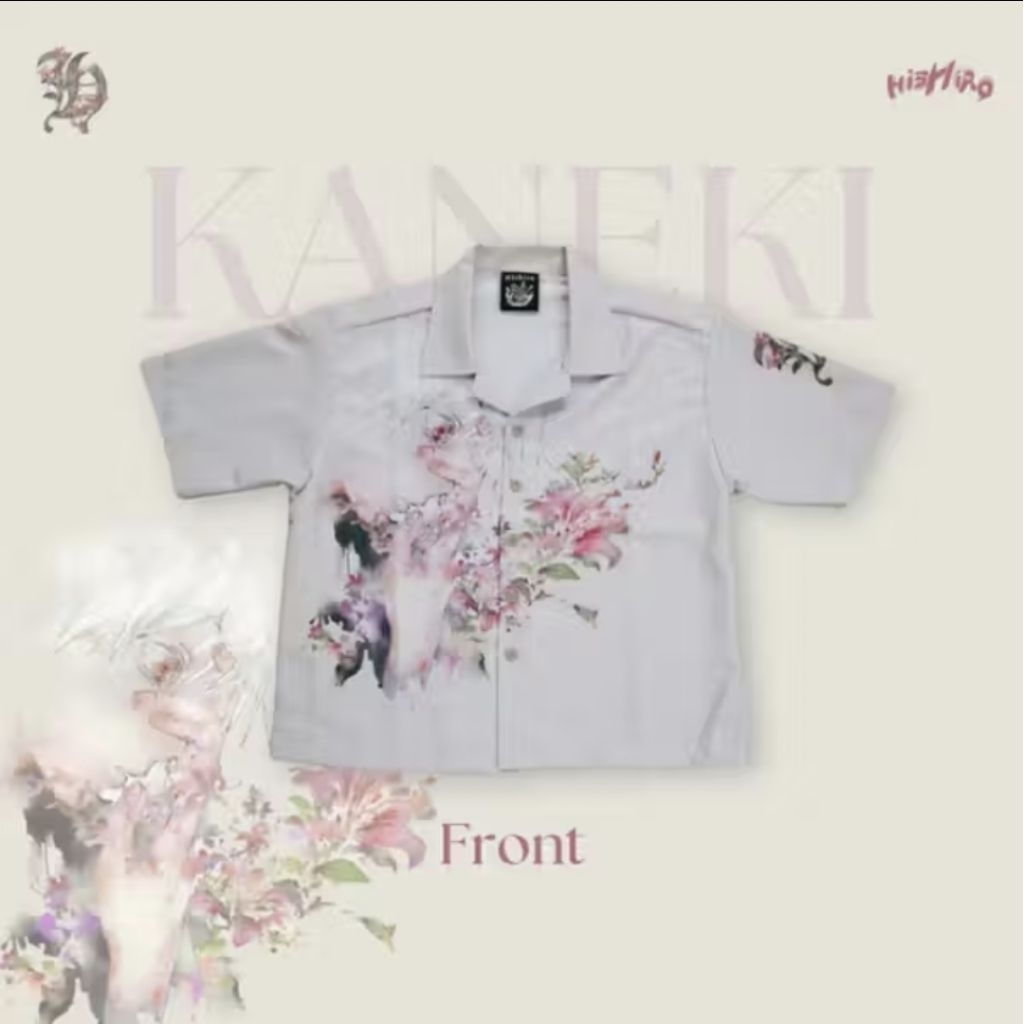 Kemeja Hishiro KANEKI ONE EYE KING | size L