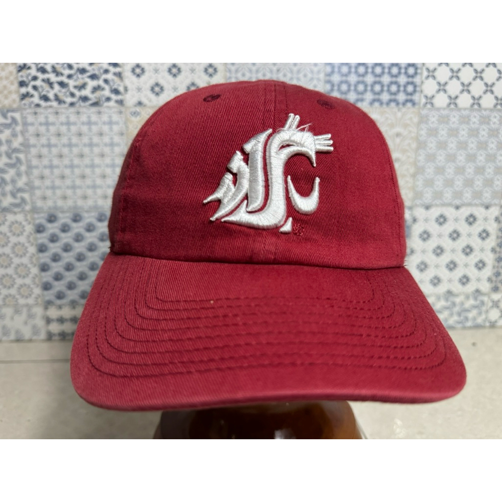 Topi Second Brand Branded Nike Baseball Cap Washington State Original Full Tag Emboss