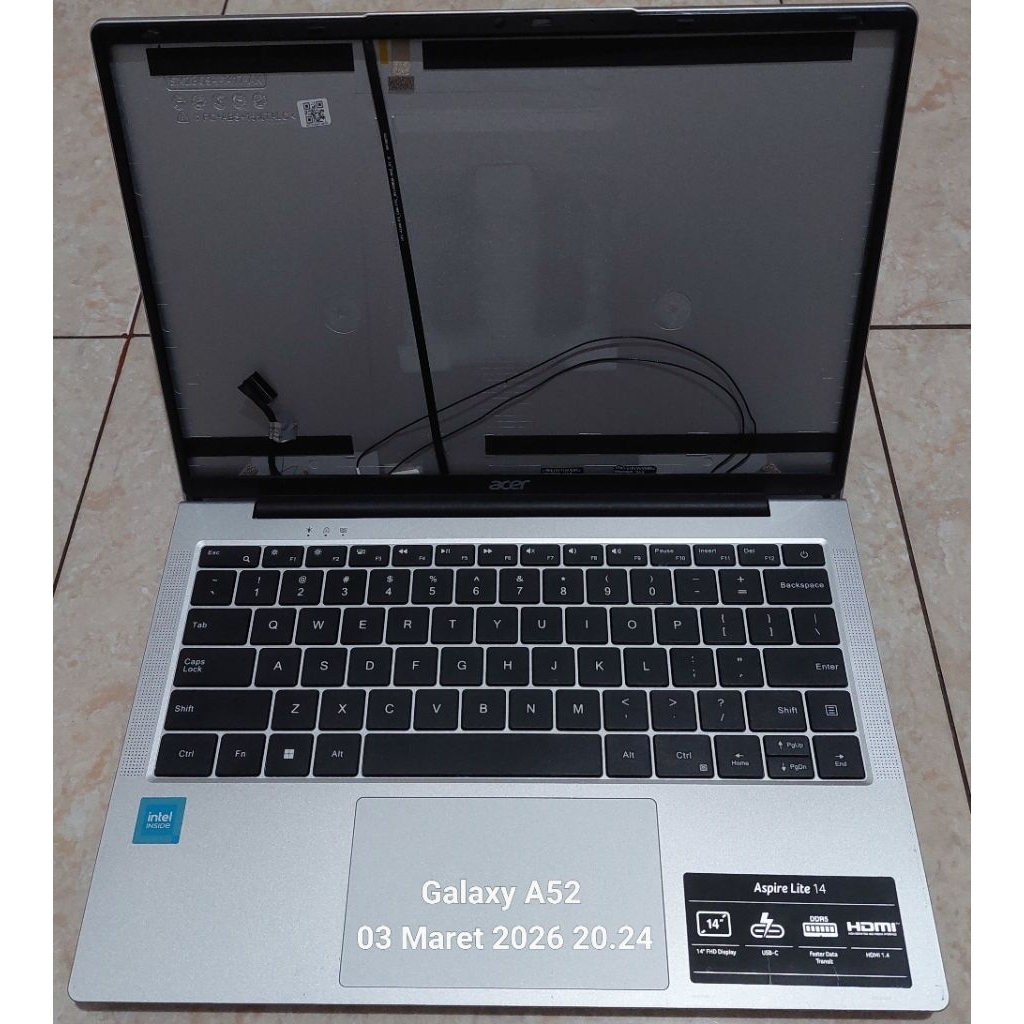 Casing Case Cover Bottom Laptop Acer Aspire Lite 14 N23G1 AL14-31P-COG4 AL14-31P-C0WW:AL14-31P-C3MH 