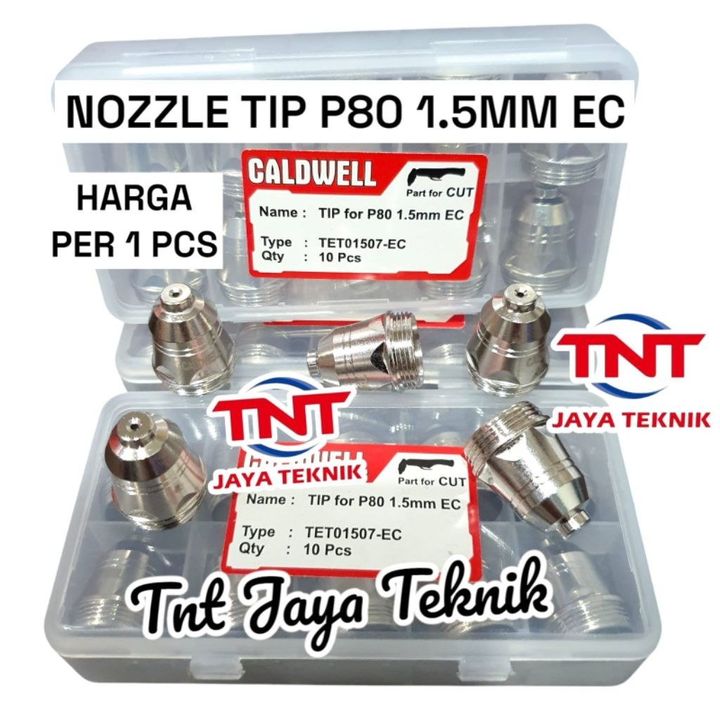 NOZZLE TIP P80 EC 1.5MM CALDWELL / MATA PLASMA CUTTING CUT 100 TIP P80 EC CALDWELL