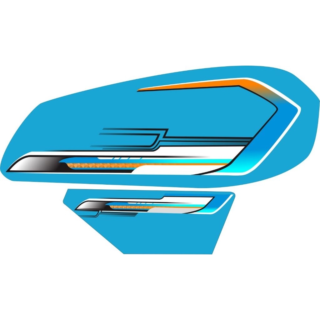 STRIPING GL 100 CUSTOM VARIASI / STRIPING GL 100 Variasi