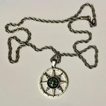 Kalung Kompas Mata Angin Pria