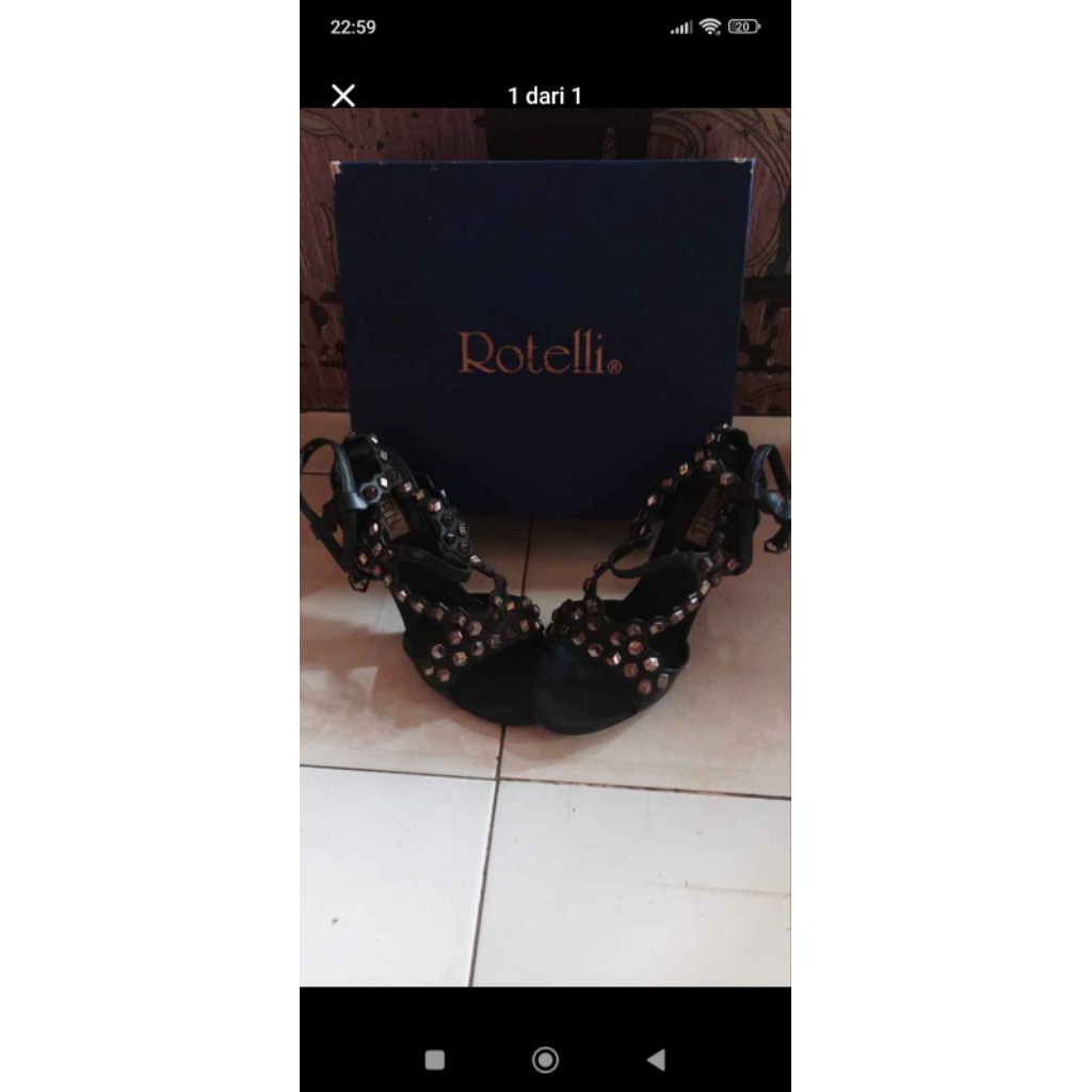 preloved high heels rotelli size 39